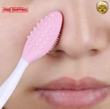 1pcs Silicone Face Wash Brush Head – Deep Exfoliation & Blackhead Removal - NEW