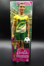 2021 Mattel Barbie Ken "You Can Be Anything" - "Soccer Player / Futbolista" New