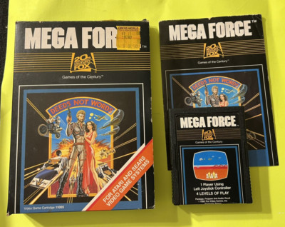 Atari 2600 MEGA FORCE Complete in Box Rare Tested Very Nice Cartridge