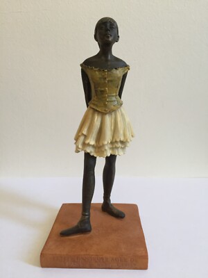 EDGAR DEGAS STATUE SCULPTURE FIGURINE FOURTEEN YEAR OLD LITTLE BALLERINA DANCER