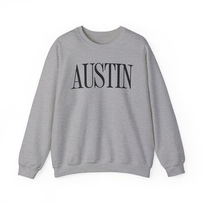 Austin Texas TX Trip Moving Sweatshirt Gifts Crew Neck Long Pullover Shirt Men