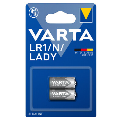 Varta Batterie Alkaline N 4001 LR1 Lady 1,5V Professional 2er Blister Auswahl
