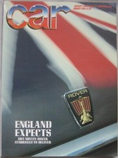 CAR August 1986 featuring Renault GTA, 5 Turbo, BMW M3, Peugeot GTi, Honda CRX