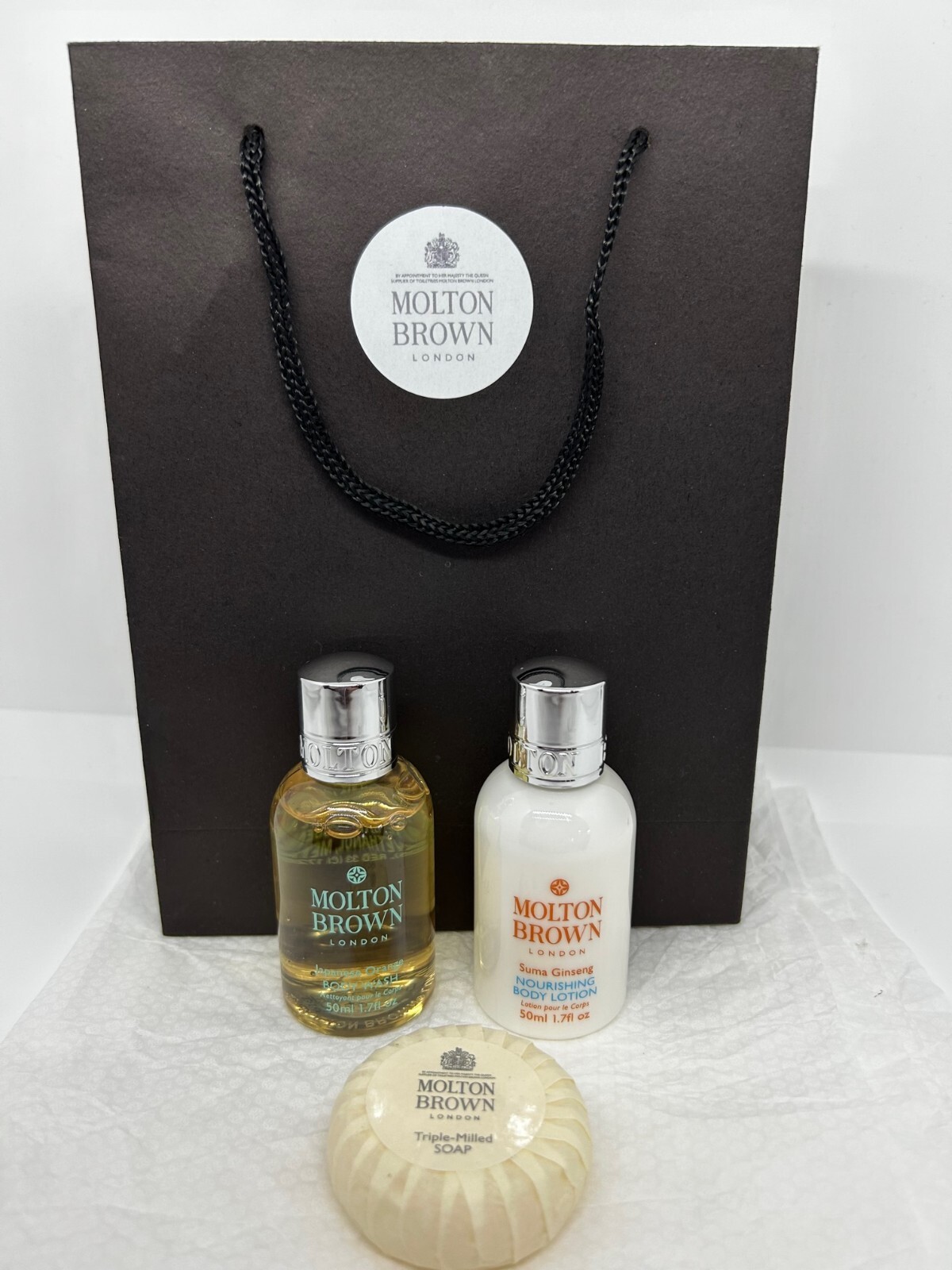 MOLTON BROWN Japanese Orange Body Wash Suma Ginseng BodyLotion 50ml Gift Bag Set eBay