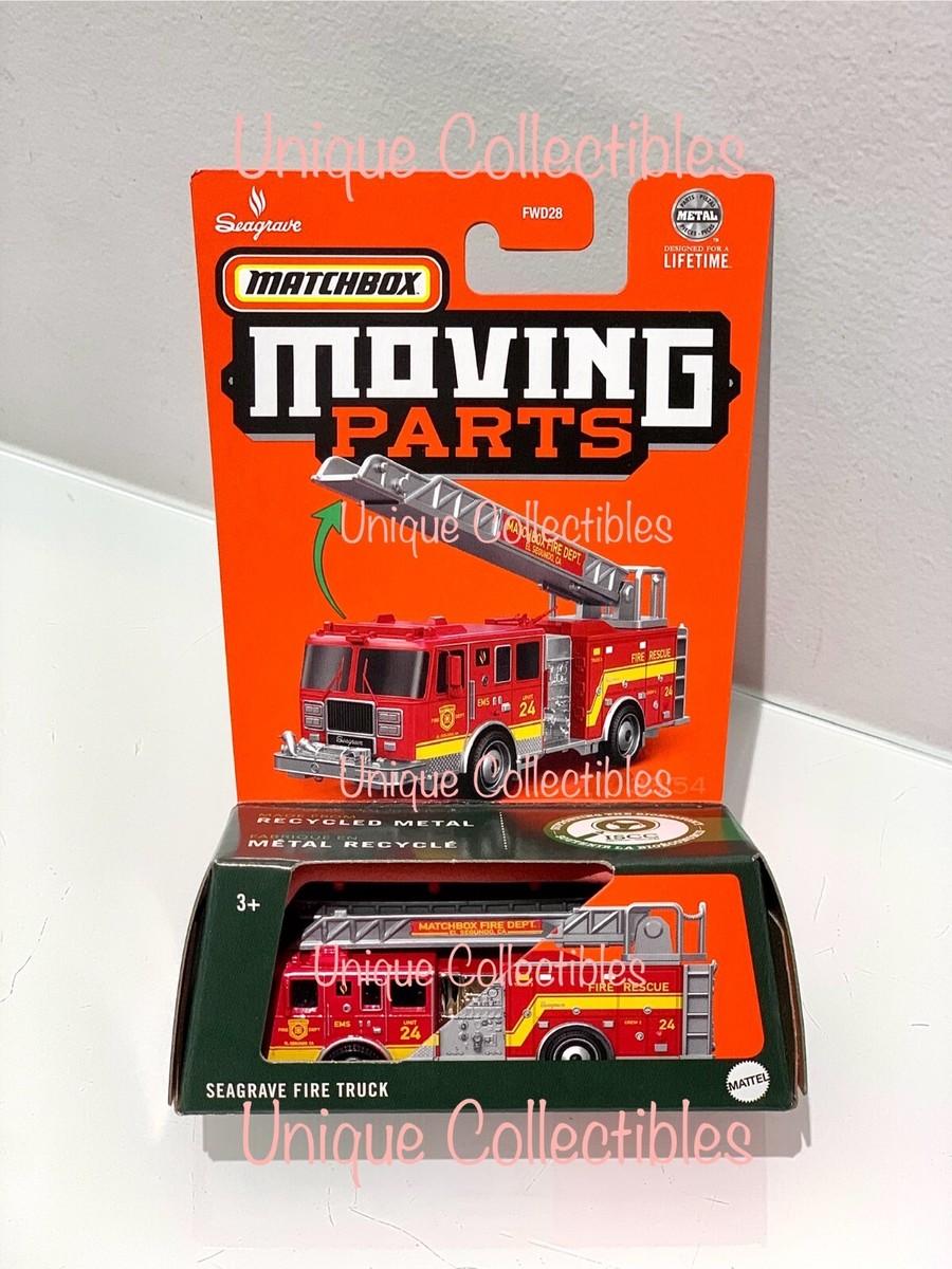 Matchbox Moving Parts Seagrave Fire Truck Brand New