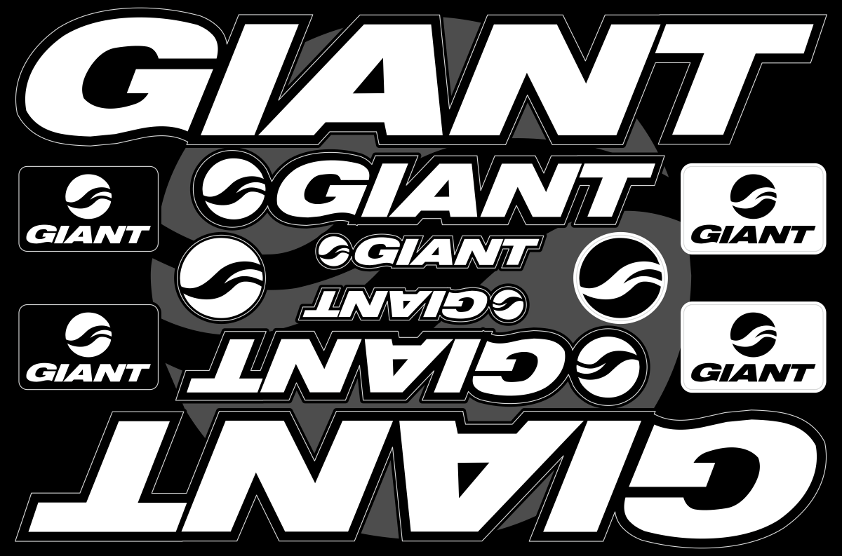 Giant Decals Stickers Bicycle Graphics Autocollant Aufkleber Adesivi 1