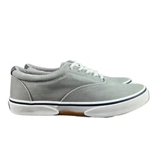 Sperry Halyard CVO Saltwashed Grey Casual Shoes Men's Sizes 7 - 11
