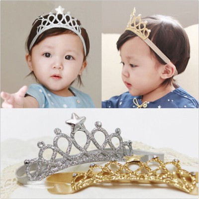 Princesse Couronne Bandeau Bebe Fille Enfant Serre Tete Cheveux Fete Accessoire Ebay