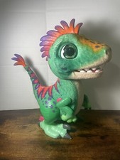 Fur Real Friends Munchin Baby T Rex Interactive Talking Toy Pet Dinosaur Works