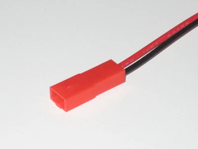 JST BEC Stecker/Buchse rot 200mm 20cm Kabel-Länge (RC Modellbau RX TX Akku) - Bild 1 von 2