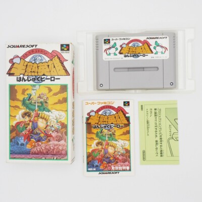 HANJUKU HERO Hanjyuku Super Famicom Nintendo SFC with box manual | eBay