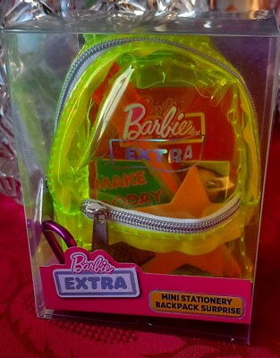 barbie extra mini stationery backpack Stationary Surprise Cool little mini backpack for Barbie Doll with lots of fun stuff Dabdoob | Barbie Extra Stationery