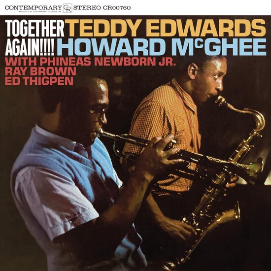 Teddy Edwards & Howard McGhee Together Again!!! Vinyl LP 180 Gr. New