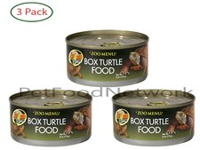 Zoo Med Box Turtle Canned Wet Food 6 oz 3 Pack 