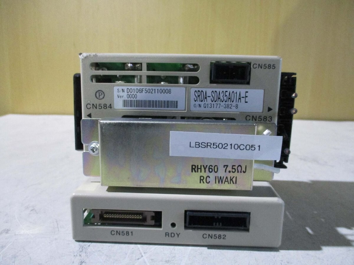 YASKAWA Electric SRDA-SDA35A01A-E Servo Power Amplifier USED YASKAWA Electric SRDA-SDA35A01A-E Servo Power Amplifier USED