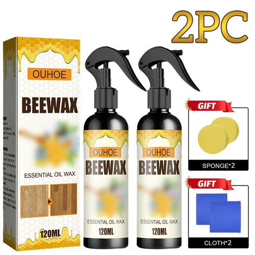Bee Wax Furniture Polish Spray: Natural Micro-Molecularized Beeswax with Tool - Picture 17 of 18