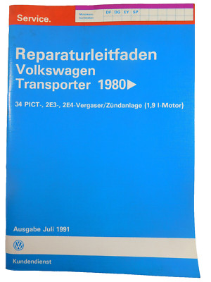 Reparaturleitfaden VW Bus Bulli T3 1,9l Vergasermotor DF DG EY SP Zündanlage