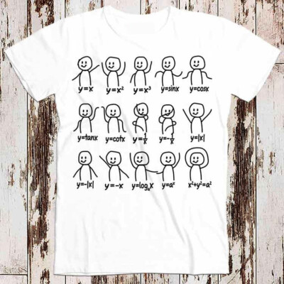 Lustiges T-Shirt Algebra Tanz Grafik Figuren Mathe Gleichung 8524