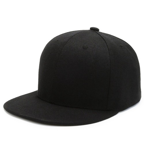 Adjustable Men Peak Plain Flat Hip Hop Unisex Snapback Classic Baseball Hat Cap - Picture 5 of 16