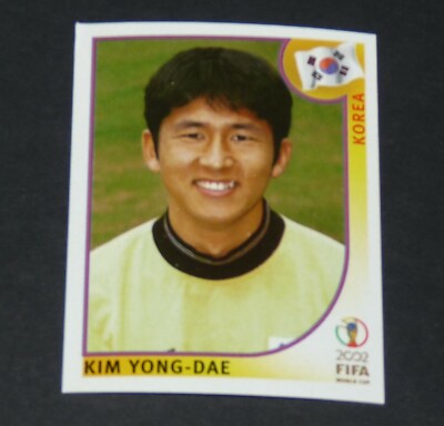 #258 KIM YONG-DAE COREE PANINI FOOTBALL JAPAN KOREA 2002 FIFA WORLD CUP