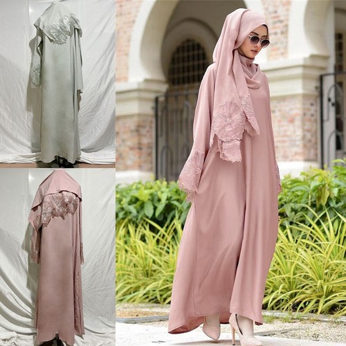 Dubai Women Muslim Long Maxi Dress Abaya Kaftan Dress Party Dress Arab Turkey - Picture 20 of 44