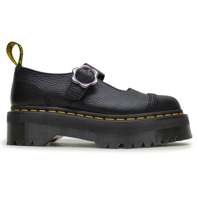 Dr. Martens Womens Shoes Addina Flower Casual Buckle Milled Nappa 