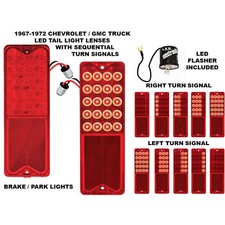 67-72 Chevy GMC Truck LED Tail Light SEQUENTI...