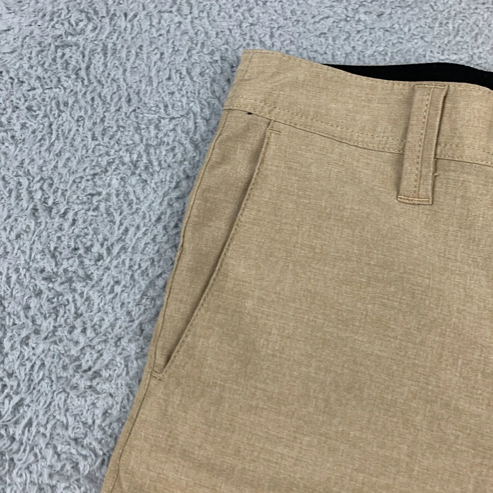 Volcom Shorts Mens 28 Beige Chino Lightweight Outdoor Pockets Casual Preppy Men - Image 3 of 4