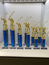 Golf Trophy Tournament Set 13 awards 4 each 1st,2nd,3rd Place 1 AssFree Shipping