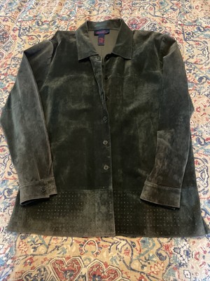 hunter green suede jacket