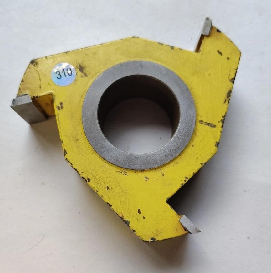 Shaper 3-Wing Cutter Molder 1" Height, 1/2 Radius, 4" Dia, 1-1/4 Bore - Image 2 of 4