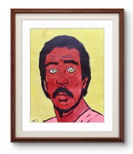 ShawNshawN Richard Pryor Original Painting on Paper 11x14 Comedy Modern Pop Art