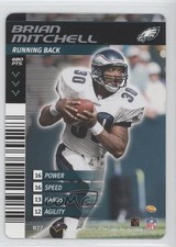 2001-02 NFL Showdown 1st & Goal Brian Mitchell #027 3c7