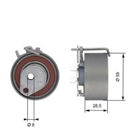 Gates T43126 Spannrolle / Umlenkrolle ZR FüR Dacia Passend FüR Nissan Renault