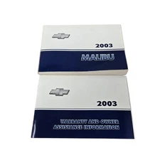 2003 Chevrolet Malibu Factory Original Glovebox Owners Manual Book Portfolio