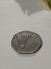 Badminton 50p Coin Fifty Pence London Olympics 2012 Minted In 2011 Circulated