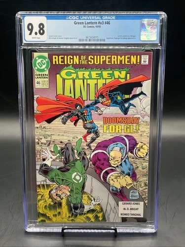 Green Lantern #46 (DC Comics October 1993) CGC Graded 9.8 Wht Pgs Top Pop