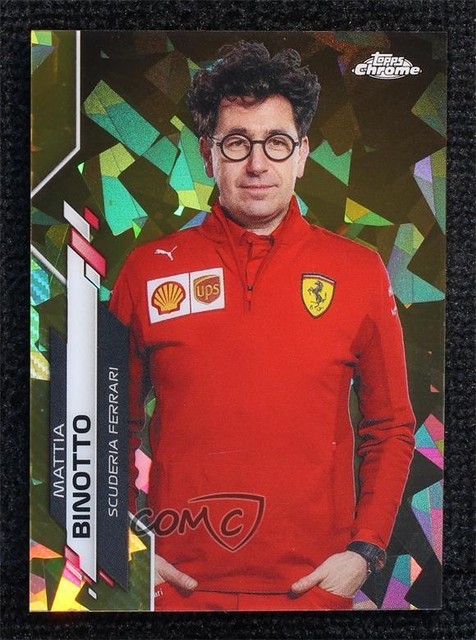 2020 Topps Chrome Sapphire Formula 1 F1 Crew 17/50 Mattia Binotto Rookie RC 0w77