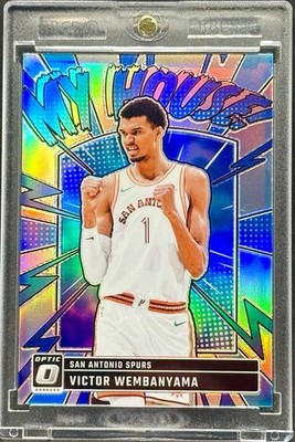 rare victor wembanyama card Victor Wembanyama RARE HOLO REFRACTOR INVESTMENT CARD PANINI SPURS MINT