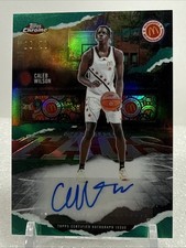 2025 Topps Chrome McDonald’s - GREEN Winning Tags AUTO - Caleb Wilson 86/99
