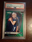 2024 Panini Prizm - Drake Maye Green Wave Prizm (RC) Variation Card #12. PSA 8.