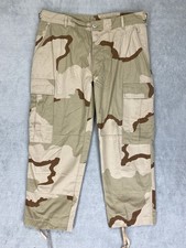 US Army Pants Mens 34x25 Cargo Desert Camouflage Utility Uniform (Year 1997) VTG