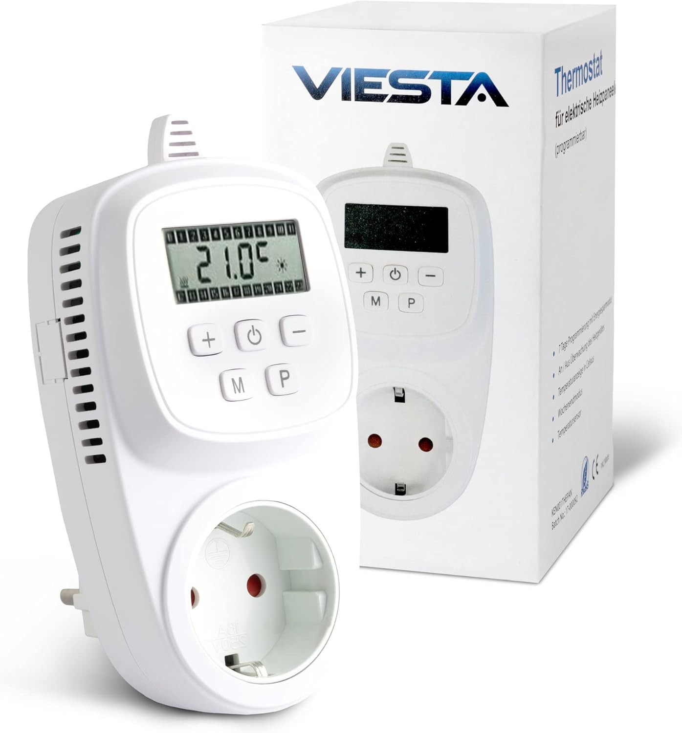 Miglior Prezzo TH12 Termostato Presa 3600W Digitale Programmabile