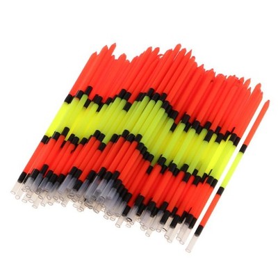 100 Stücke Kunststoff Angeln Float Vertikale Boje Lange Schwanz Schwimm Stick