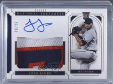 2019 Panini National Treasures Holo Gold 8/25 Josh James #45 Auto 2l4