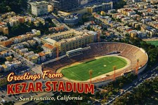 KEZAR STADIUM San Francisco, California MODERN Postcard A436
