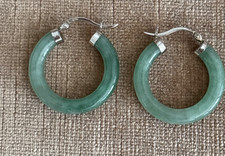 Beautiful Vintage Sterling Silver 925 Jadeite...