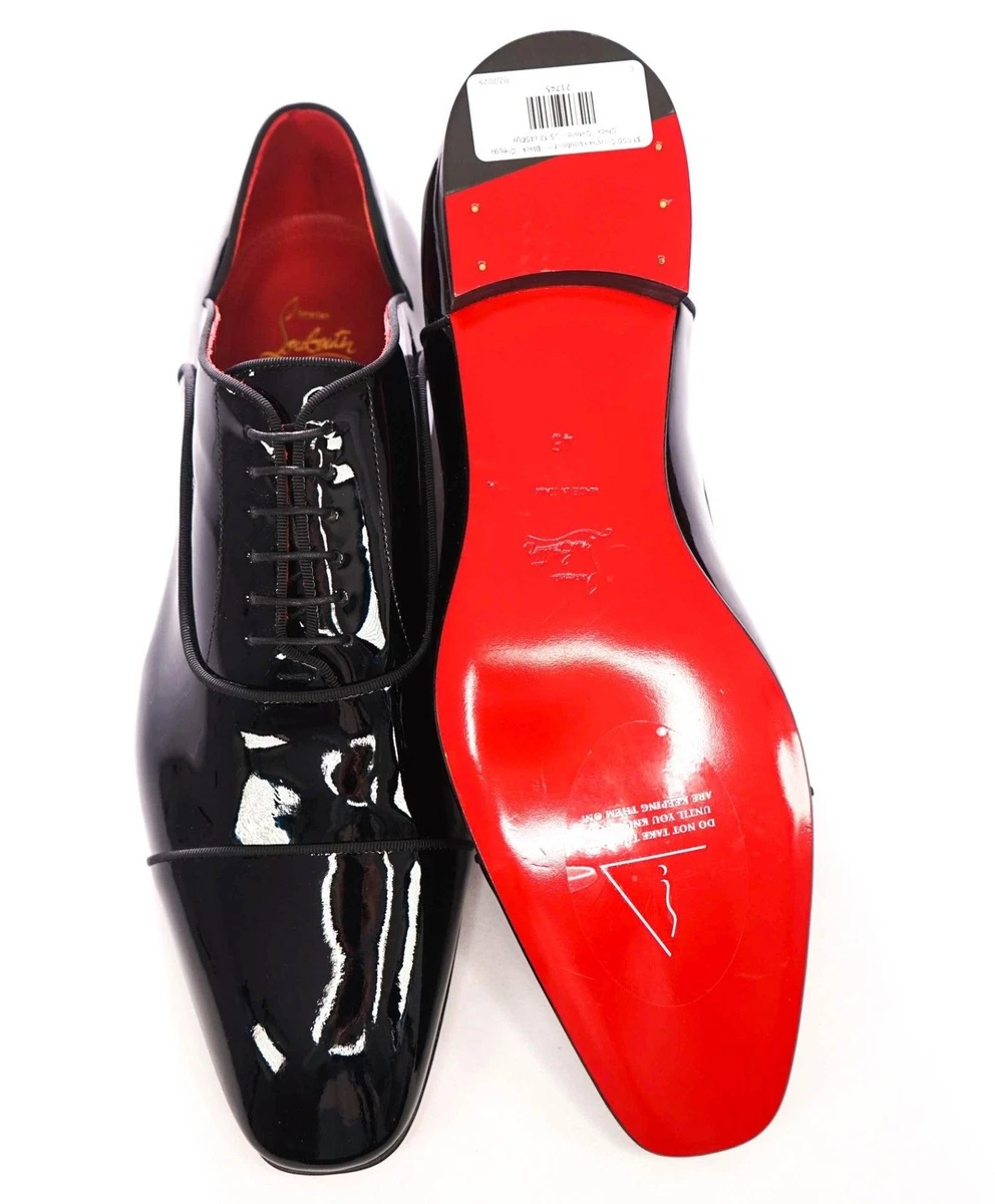 Christian Louboutin Men\'s Oxfords Size 13 New Without Box Christian Louboutin Oxford Leather Upper Dress Shoes for Men  main image 3