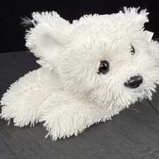 Animal Alley White Bichon Frise Dog Puppy 12" Plush Stuffed Animal Toys R Us