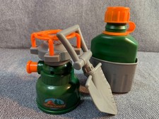 Let  s Go Camping 3 Pc Set Kids Toy Lights Up Camp Stove Burner Shovel Canteen